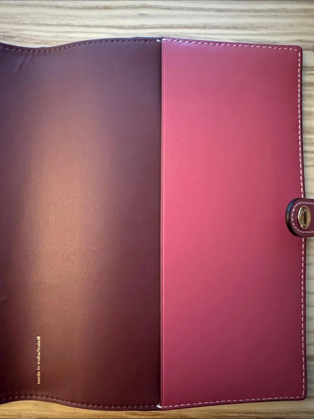 Limited Edition Coach Pink Signature Canvas Notebook Cover